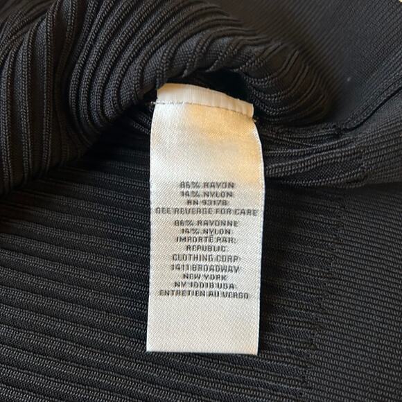 Jason Wu Black Long Sleeve V-Neck Button Front Ribbed Cardigan Size XS - Picture 12 of 13